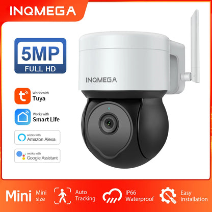 INQMEGA Câmera( AI )detector humano, resolução:1080P / Tuya outdoor