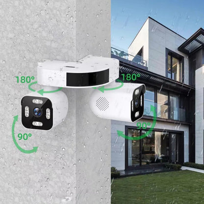 Câmera de monitoramento completa com IA e dual lente WiFi DIDSeth para uso doméstico e empresarial com visão noturna